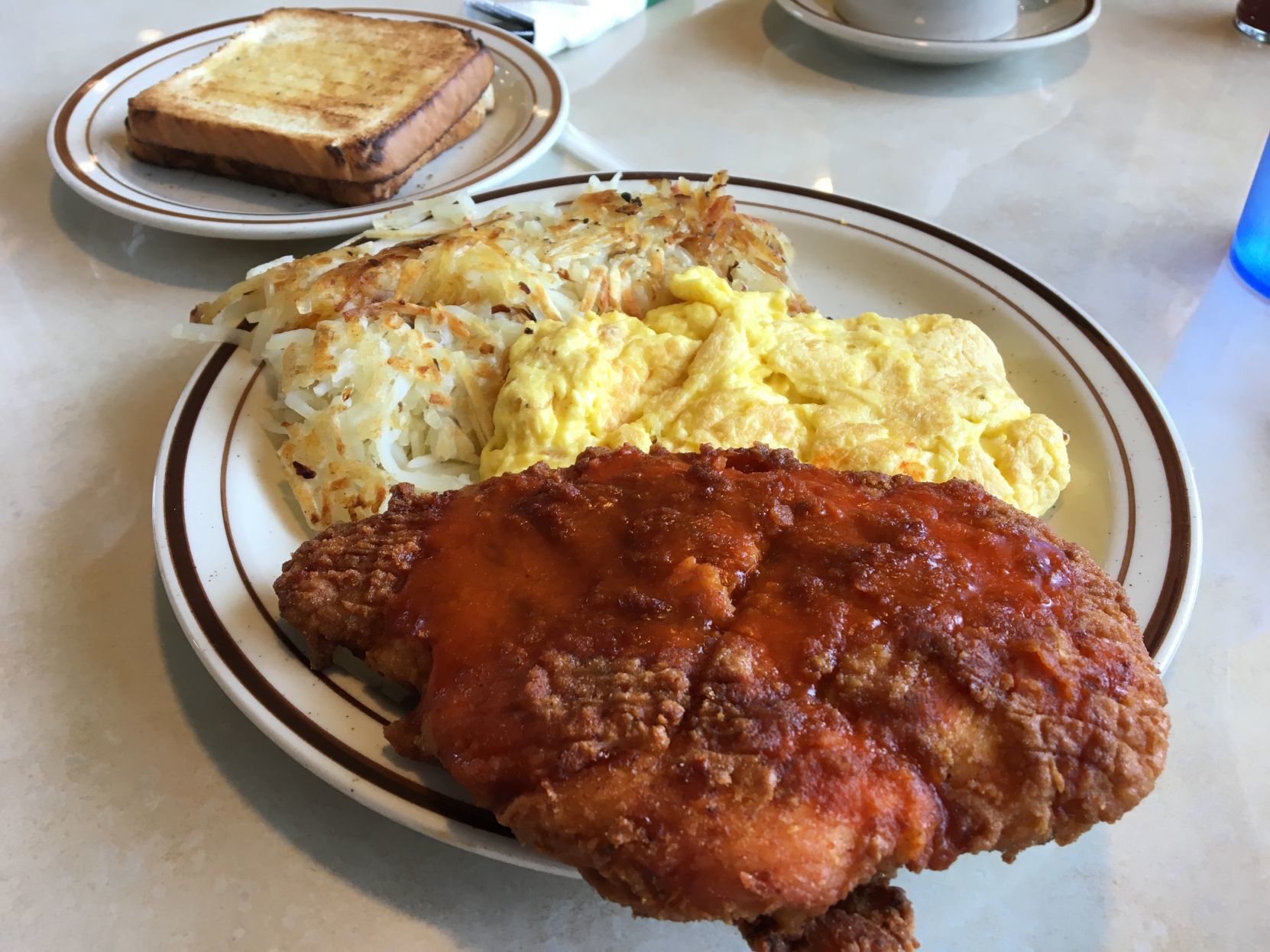 Buffalo chicken and eggs